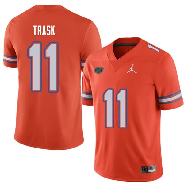 Men's NCAA Florida Gators Kyle Trask #11 Stitched Authentic Jordan Brand Orange College Football Jersey SYJ3165TV